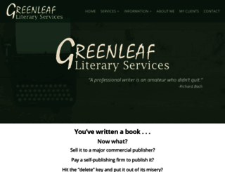 greenleafliteraryservices.com screenshot