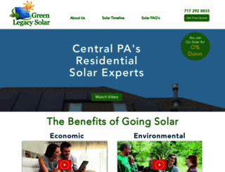 greenlegacysolar.com screenshot