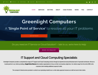greenlightcomputers.co.uk screenshot