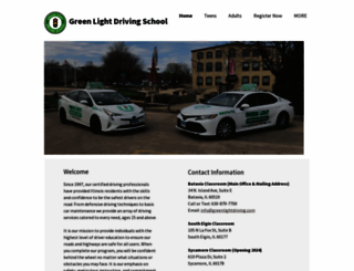 greenlightdriving.com screenshot
