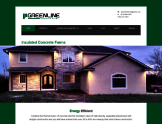 greenlineinsulatedforms.com screenshot