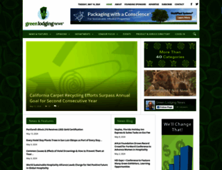 greenlodgingnews.com screenshot