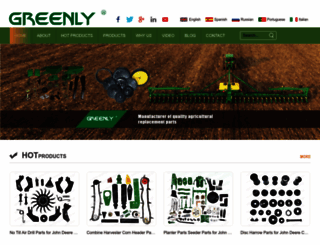 greenly-agparts.com screenshot