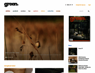 greenmagazine.com.au screenshot