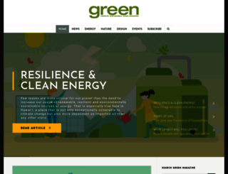 greenmagazinehawaii.com screenshot