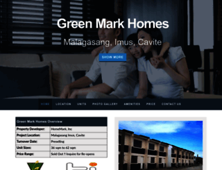 greenmarkhomes.homemarkcavite.com screenshot