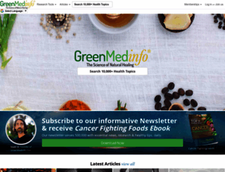greenmedinfo.com screenshot