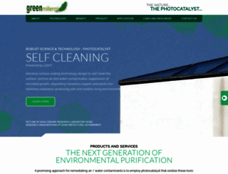 greenmillennium.com screenshot
