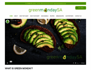 greenmonday.co.za screenshot
