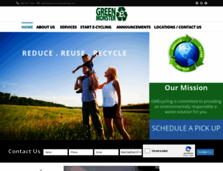 greenmonsterecycling.com screenshot