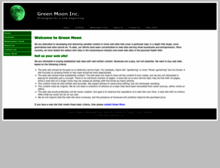greenmooninc.com screenshot