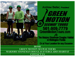 greenmotiontours.com screenshot