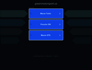 greenmotorsport.us screenshot