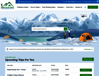 greennepaltreks.com screenshot