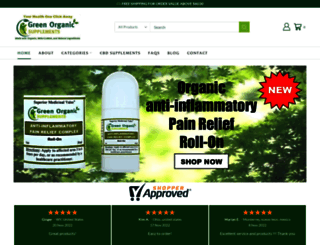 greenorganicsupplements.com screenshot