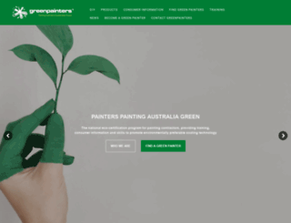 greenpainters.org.au screenshot