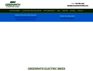 greenpathelectricbikes.com screenshot
