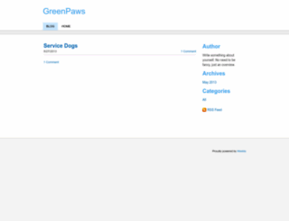 greenpaws.com screenshot