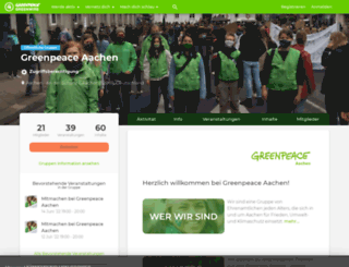 greenpeace-aachen.de screenshot