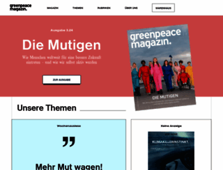 greenpeace-magazin.de screenshot