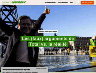 greenpeace.fr screenshot