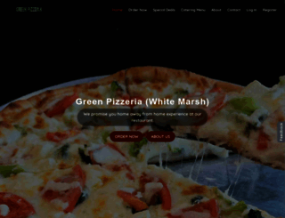 greenpizzeria.com screenshot