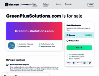 greenplussolutions.com screenshot