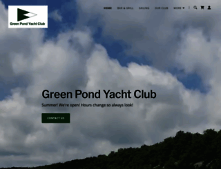 greenpondyachtclub.com screenshot