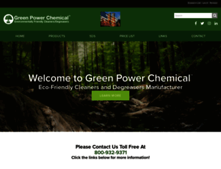 greenpowerchemical.com screenshot