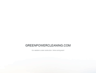 greenpowercleaning.com screenshot