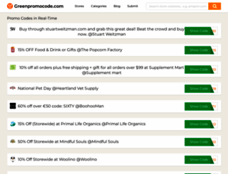 greenpromocode.com screenshot