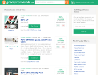 greenpromocodes.com screenshot