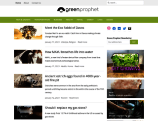 greenprophet.com screenshot