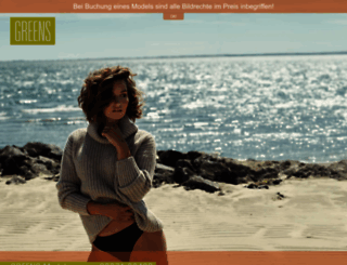 greens-modelagentur.de screenshot