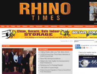 greensboro.rhinotimes.com screenshot