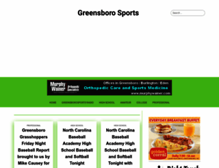 greensborosports.com screenshot