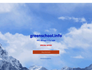 greenschool.info screenshot