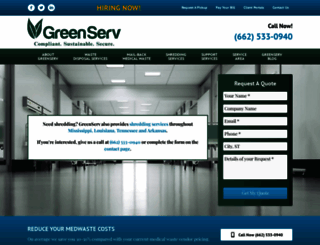greenservinc.com screenshot