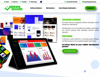 greensharkhost.com screenshot