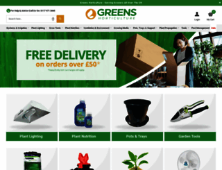 greenshorticulture.co.uk screenshot