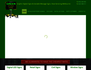 greensigns.com.au screenshot