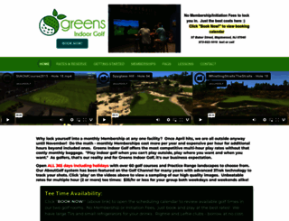 greensindoorgolf.com screenshot
