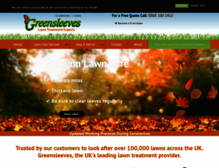 greensleeves-uk.com screenshot