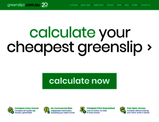 greenslips.com.au screenshot