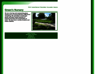 greensnursery.com screenshot