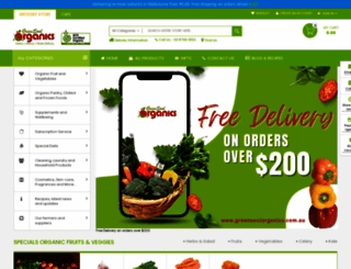 greensoulorganics.com.au screenshot