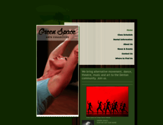 greenspacearts.com screenshot