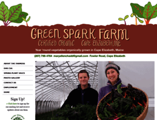 greensparkfarm.com screenshot