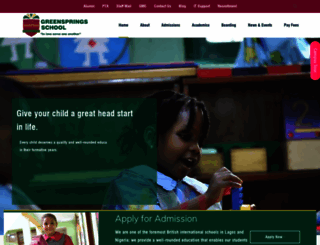 greenspringsschool.com screenshot