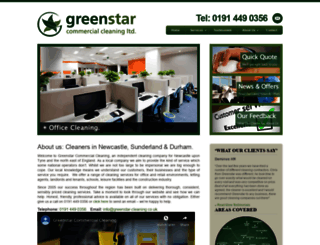 greenstar-cleaning.co.uk screenshot